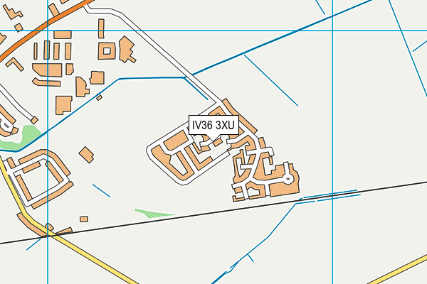 IV36 3XU map - OS VectorMap District (Ordnance Survey) IV36 3XU map - OS VectorMap District (Ordnance Survey)
