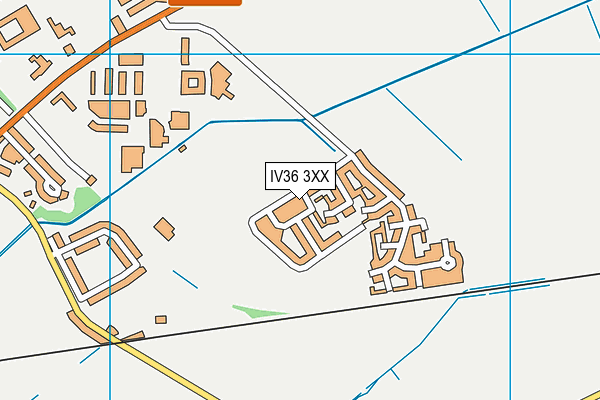 IV36 3XX map - OS VectorMap District (Ordnance Survey) IV36 3XX map - OS VectorMap District (Ordnance Survey)