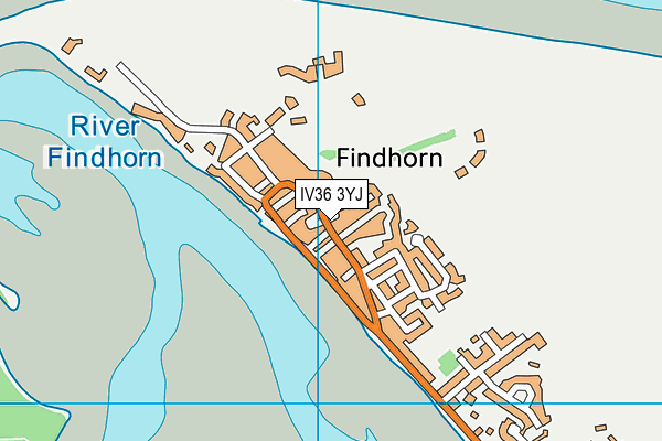 IV36 3YJ map - OS VectorMap District (Ordnance Survey) IV36 3YJ map - OS VectorMap District (Ordnance Survey)
