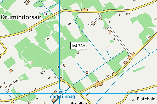 IV4 7AH map - OS VectorMap District (Ordnance Survey) IV4 7AH map - OS VectorMap District (Ordnance Survey)
