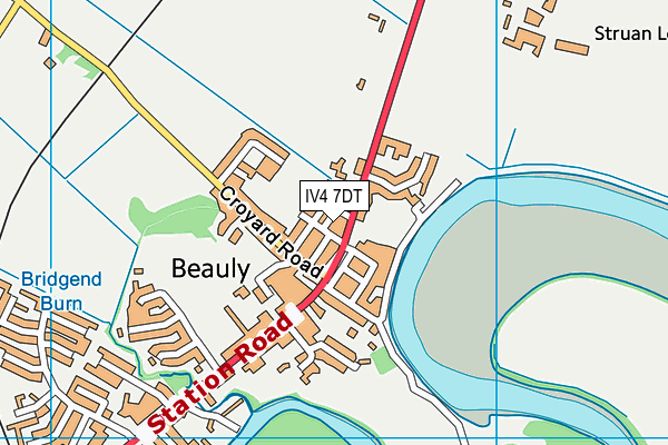 IV4 7DT map - OS VectorMap District (Ordnance Survey) IV4 7DT map - OS VectorMap District (Ordnance Survey)