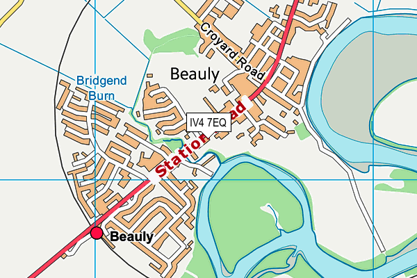 IV4 7EQ map - OS VectorMap District (Ordnance Survey) IV4 7EQ map - OS VectorMap District (Ordnance Survey)