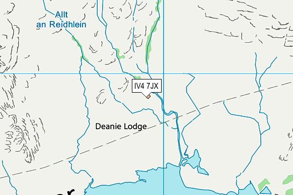 IV4 7JX map - OS VectorMap District (Ordnance Survey) IV4 7JX map - OS VectorMap District (Ordnance Survey)