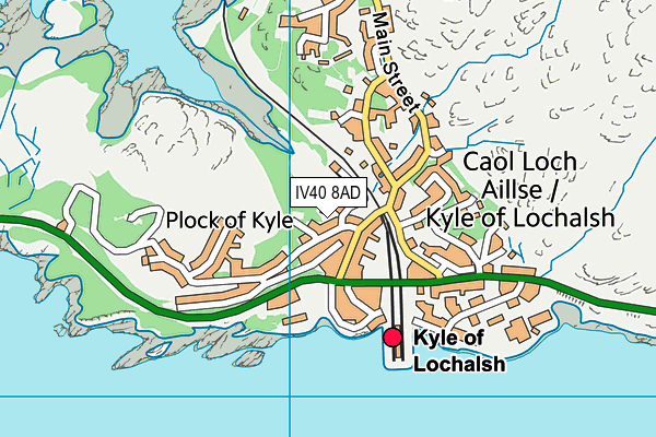 IV40 8AD map - OS VectorMap District (Ordnance Survey) IV40 8AD map - OS VectorMap District (Ordnance Survey)