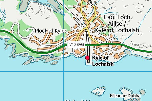 IV40 8AG map - OS VectorMap District (Ordnance Survey) IV40 8AG map - OS VectorMap District (Ordnance Survey)