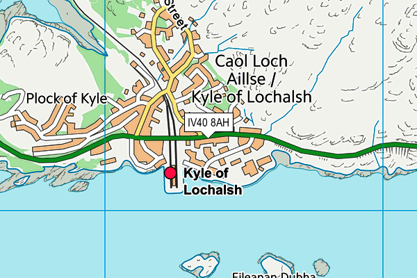 IV40 8AH map - OS VectorMap District (Ordnance Survey) IV40 8AH map - OS VectorMap District (Ordnance Survey)