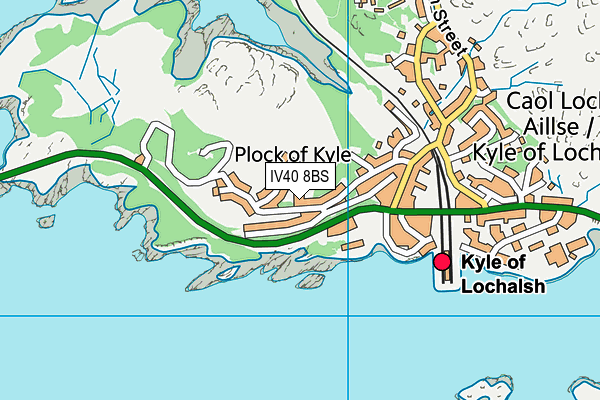 IV40 8BS map - OS VectorMap District (Ordnance Survey) IV40 8BS map - OS VectorMap District (Ordnance Survey)