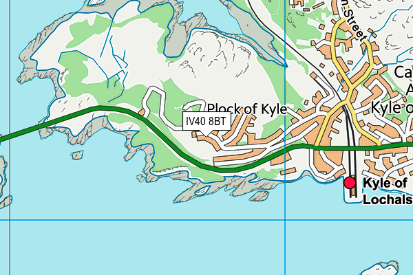 IV40 8BT map - OS VectorMap District (Ordnance Survey) IV40 8BT map - OS VectorMap District (Ordnance Survey)