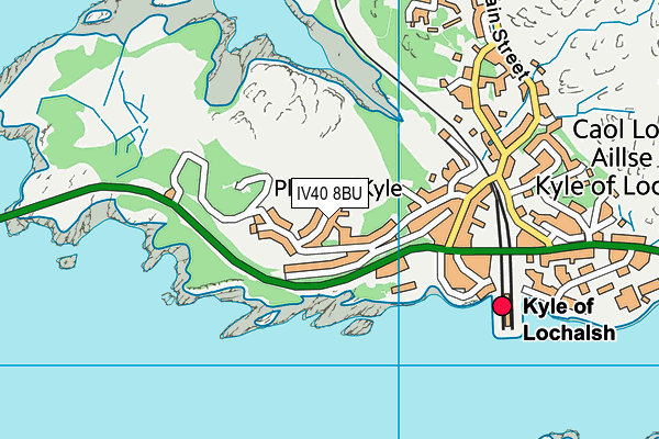 IV40 8BU map - OS VectorMap District (Ordnance Survey) IV40 8BU map - OS VectorMap District (Ordnance Survey)