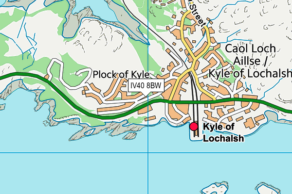 IV40 8BW map - OS VectorMap District (Ordnance Survey) IV40 8BW map - OS VectorMap District (Ordnance Survey)
