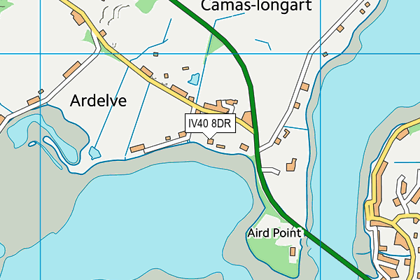 IV40 8DR map - OS VectorMap District (Ordnance Survey) IV40 8DR map - OS VectorMap District (Ordnance Survey)