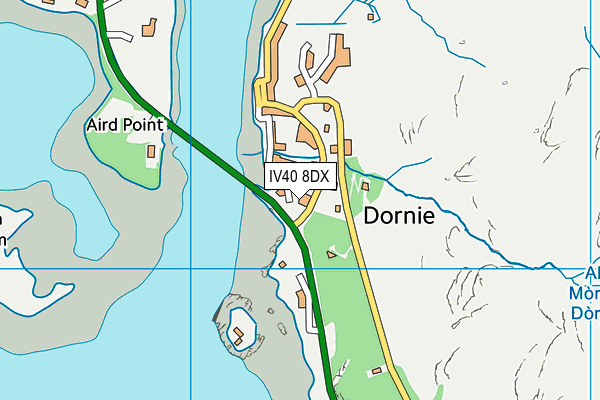 IV40 8DX map - OS VectorMap District (Ordnance Survey) IV40 8DX map - OS VectorMap District (Ordnance Survey)