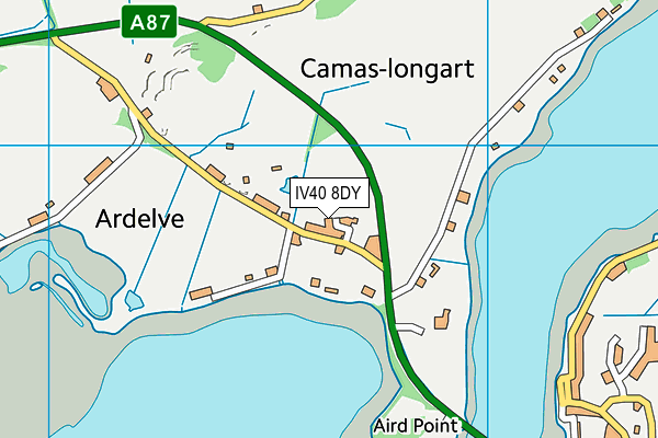 IV40 8DY map - OS VectorMap District (Ordnance Survey) IV40 8DY map - OS VectorMap District (Ordnance Survey)