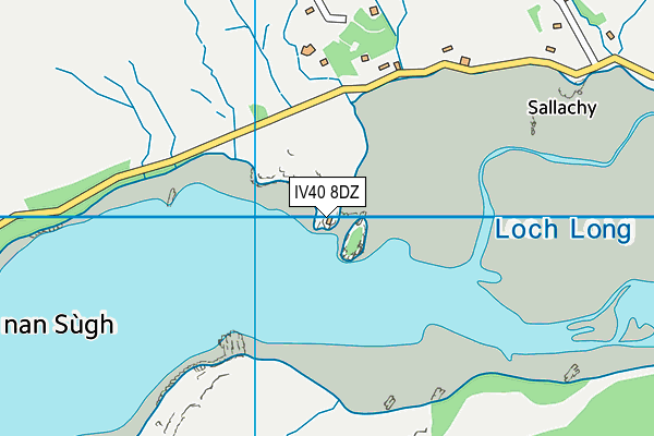 IV40 8DZ map - OS VectorMap District (Ordnance Survey) IV40 8DZ map - OS VectorMap District (Ordnance Survey)