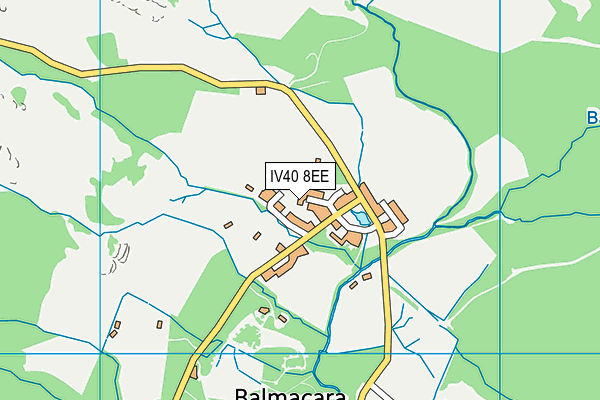 IV40 8EE map - OS VectorMap District (Ordnance Survey) IV40 8EE map - OS VectorMap District (Ordnance Survey)