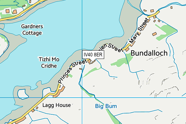 IV40 8ER map - OS VectorMap District (Ordnance Survey) IV40 8ER map - OS VectorMap District (Ordnance Survey)