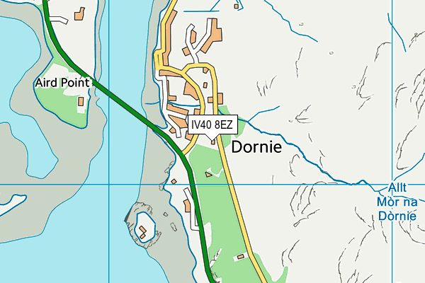 IV40 8EZ map - OS VectorMap District (Ordnance Survey) IV40 8EZ map - OS VectorMap District (Ordnance Survey)