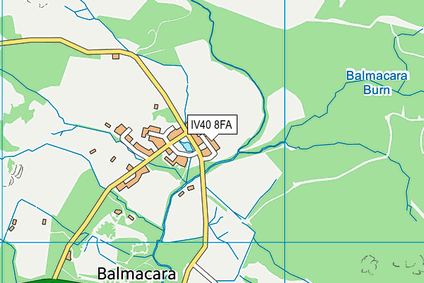 IV40 8FA map - OS VectorMap District (Ordnance Survey) IV40 8FA map - OS VectorMap District (Ordnance Survey)