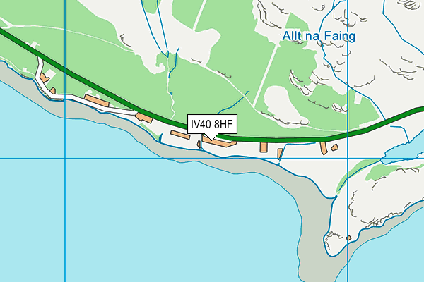 IV40 8HF map - OS VectorMap District (Ordnance Survey) IV40 8HF map - OS VectorMap District (Ordnance Survey)