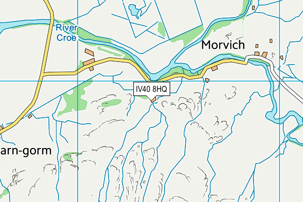 IV40 8HQ map - OS VectorMap District (Ordnance Survey) IV40 8HQ map - OS VectorMap District (Ordnance Survey)