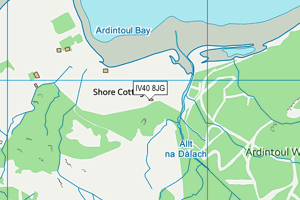 IV40 8JG map - OS VectorMap District (Ordnance Survey) IV40 8JG map - OS VectorMap District (Ordnance Survey)
