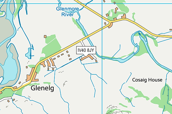 IV40 8JY map - OS VectorMap District (Ordnance Survey) IV40 8JY map - OS VectorMap District (Ordnance Survey)