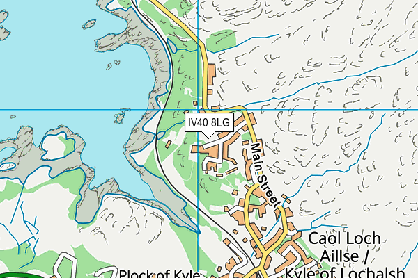 IV40 8LG map - OS VectorMap District (Ordnance Survey) IV40 8LG map - OS VectorMap District (Ordnance Survey)