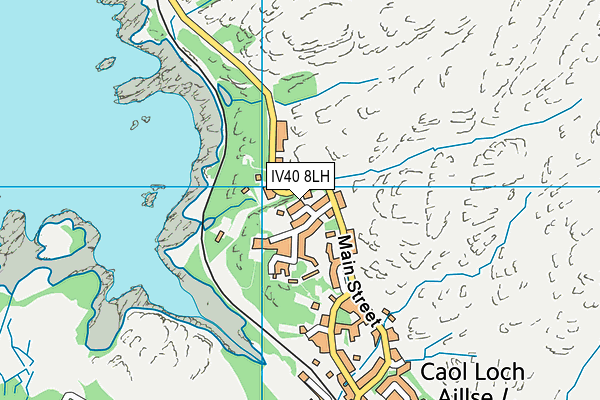 IV40 8LH map - OS VectorMap District (Ordnance Survey) IV40 8LH map - OS VectorMap District (Ordnance Survey)