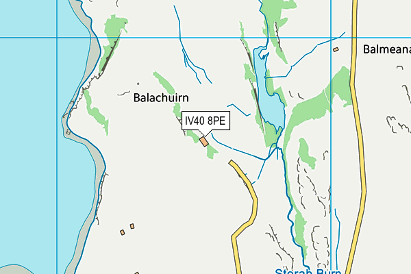 IV40 8PE map - OS VectorMap District (Ordnance Survey) IV40 8PE map - OS VectorMap District (Ordnance Survey)
