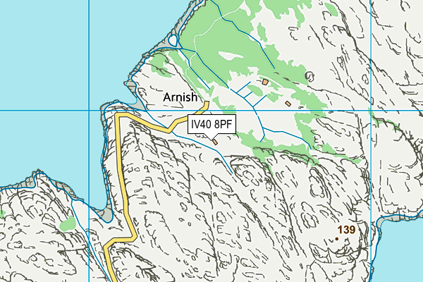 IV40 8PF map - OS VectorMap District (Ordnance Survey) IV40 8PF map - OS VectorMap District (Ordnance Survey)