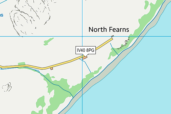 IV40 8PG map - OS VectorMap District (Ordnance Survey) IV40 8PG map - OS VectorMap District (Ordnance Survey)