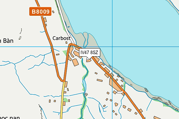 IV47 8SZ map - OS VectorMap District (Ordnance Survey) IV47 8SZ map - OS VectorMap District (Ordnance Survey)