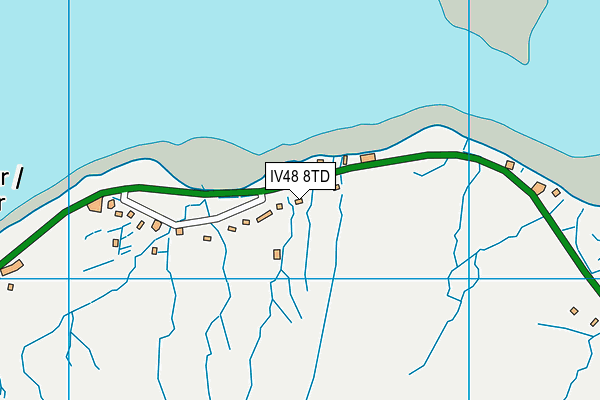 IV48 8TD map - OS VectorMap District (Ordnance Survey) IV48 8TD map - OS VectorMap District (Ordnance Survey)