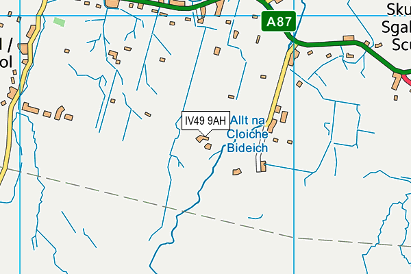 IV49 9AH map - OS VectorMap District (Ordnance Survey) IV49 9AH map - OS VectorMap District (Ordnance Survey)