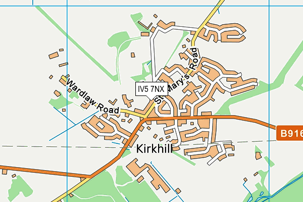 IV5 7NX map - OS VectorMap District (Ordnance Survey) IV5 7NX map - OS VectorMap District (Ordnance Survey)