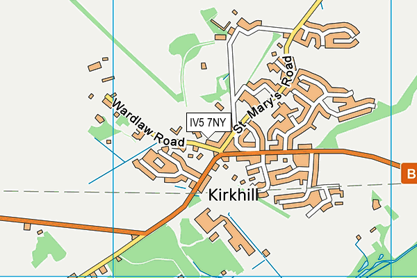 IV5 7NY map - OS VectorMap District (Ordnance Survey) IV5 7NY map - OS VectorMap District (Ordnance Survey)