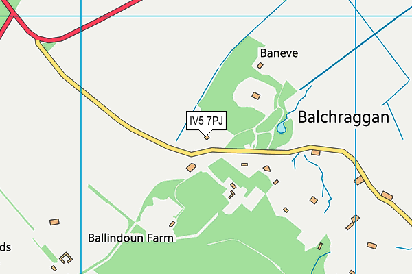 IV5 7PJ map - OS VectorMap District (Ordnance Survey) IV5 7PJ map - OS VectorMap District (Ordnance Survey)
