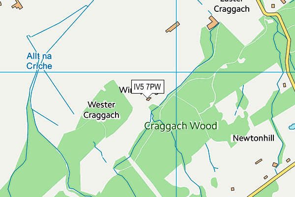 IV5 7PW map - OS VectorMap District (Ordnance Survey) IV5 7PW map - OS VectorMap District (Ordnance Survey)
