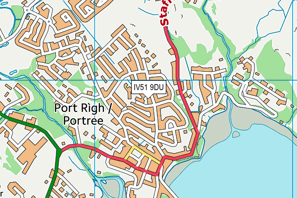 IV51 9DU map - OS VectorMap District (Ordnance Survey)