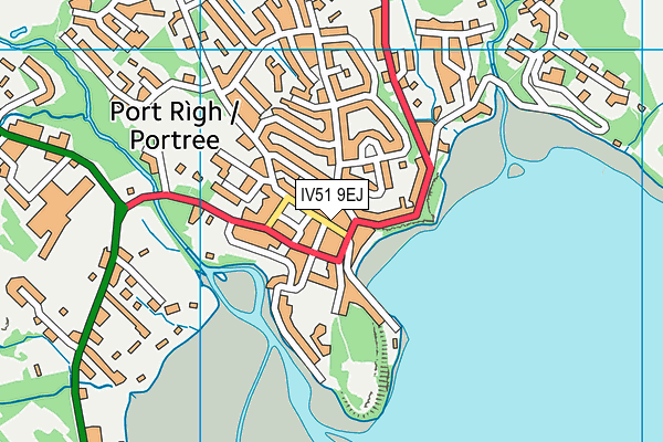 IV51 9EJ map - OS VectorMap District (Ordnance Survey)