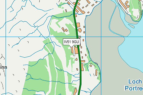 IV51 9GU map - OS VectorMap District (Ordnance Survey) IV51 9GU map - OS VectorMap District (Ordnance Survey)