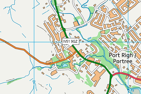 IV51 9GZ map - OS VectorMap District (Ordnance Survey) IV51 9GZ map - OS VectorMap District (Ordnance Survey)