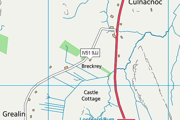 IV51 9JJ map - OS VectorMap District (Ordnance Survey) IV51 9JJ map - OS VectorMap District (Ordnance Survey)