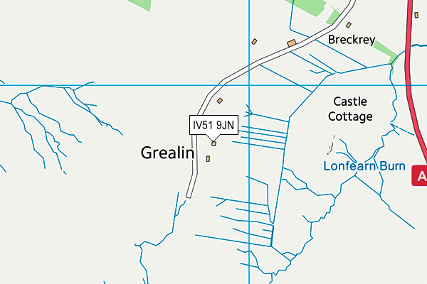 IV51 9JN map - OS VectorMap District (Ordnance Survey) IV51 9JN map - OS VectorMap District (Ordnance Survey)