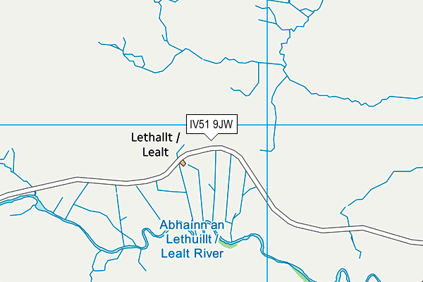 IV51 9JW map - OS VectorMap District (Ordnance Survey) IV51 9JW map - OS VectorMap District (Ordnance Survey)