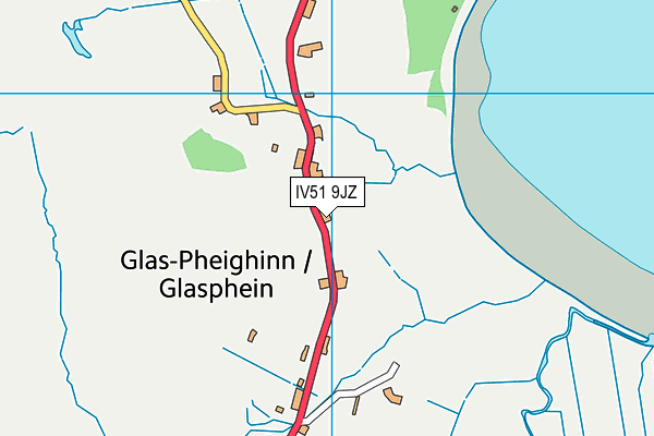 IV51 9JZ map - OS VectorMap District (Ordnance Survey) IV51 9JZ map - OS VectorMap District (Ordnance Survey)