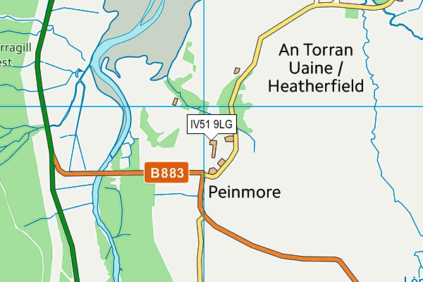 IV51 9LG map - OS VectorMap District (Ordnance Survey) IV51 9LG map - OS VectorMap District (Ordnance Survey)