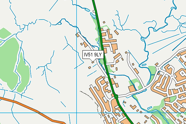 IV51 9LY map - OS VectorMap District (Ordnance Survey) IV51 9LY map - OS VectorMap District (Ordnance Survey)