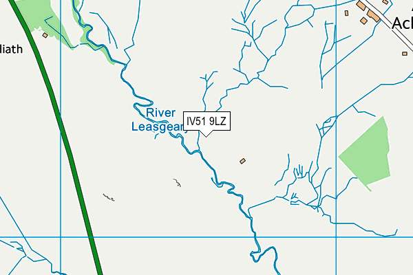 IV51 9LZ map - OS VectorMap District (Ordnance Survey) IV51 9LZ map - OS VectorMap District (Ordnance Survey)