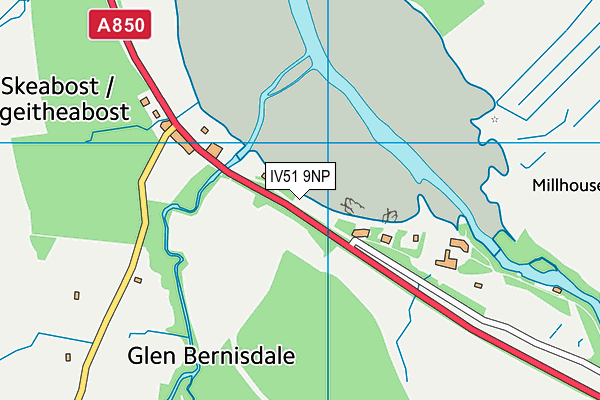 IV51 9NP map - OS VectorMap District (Ordnance Survey)